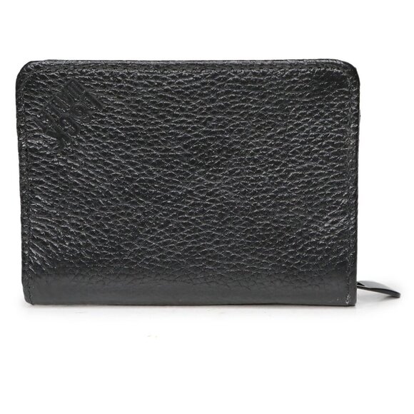 NEW LOCK Wallet RFID Blocking Faux Leather Travel Black Zip Around Window ID - Picture 8 of 10